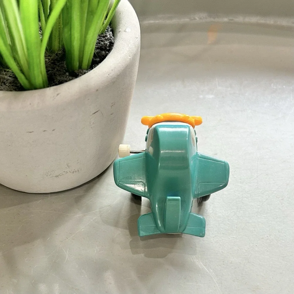VTG Toy Flip‎ Flopper Plane Airplane Wind-Up Toy Asia Tomy 1978 *Not Working